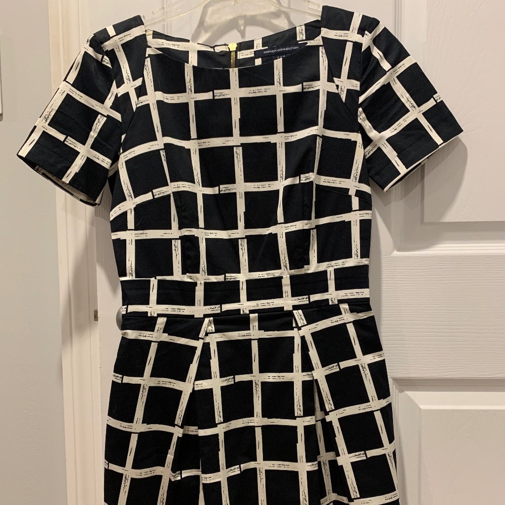 French connection Richie paint check dress as seen on Taylor Swift